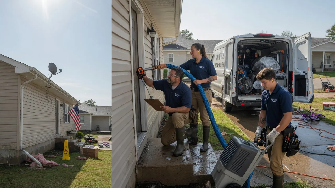 Ceiling Water Damage Restoration in West, TX near me